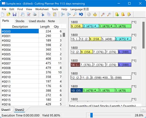 sheet metal optimization|CutList Optimizer.